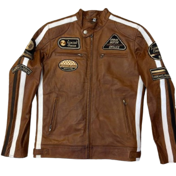 Men’s Tan Limited Addition Leather Jacket