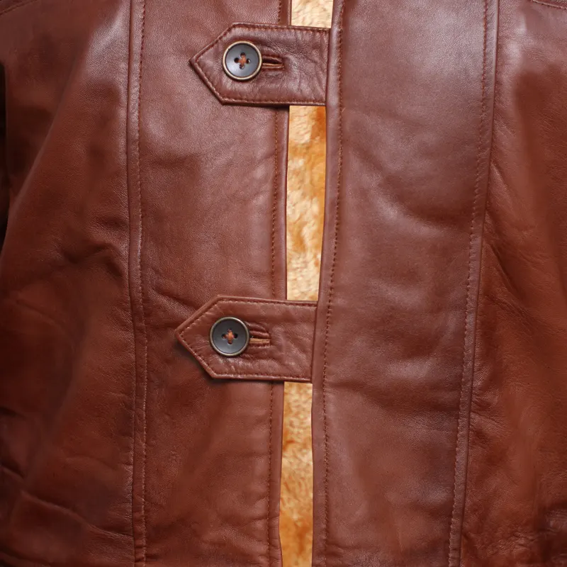 Men's Tom Hardy Bane Leather Trench Coat - Image 6