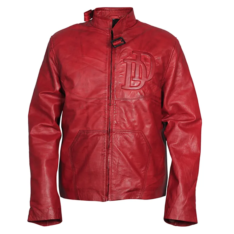 Daredevil Ben Affleck Red Leather Jacket