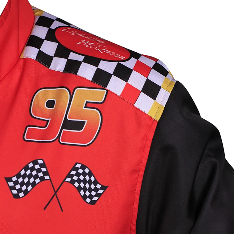 Lightning McQueen Racing Varsity Bomber Jacket - Image 4