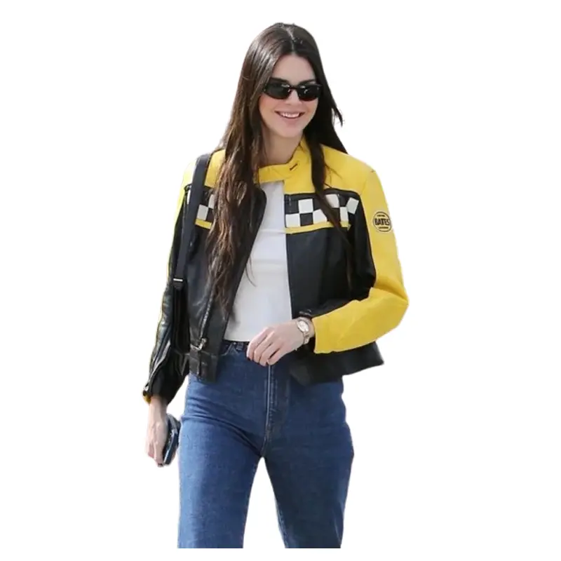 Kendall Jenner Aspen Trip Leather Jacket