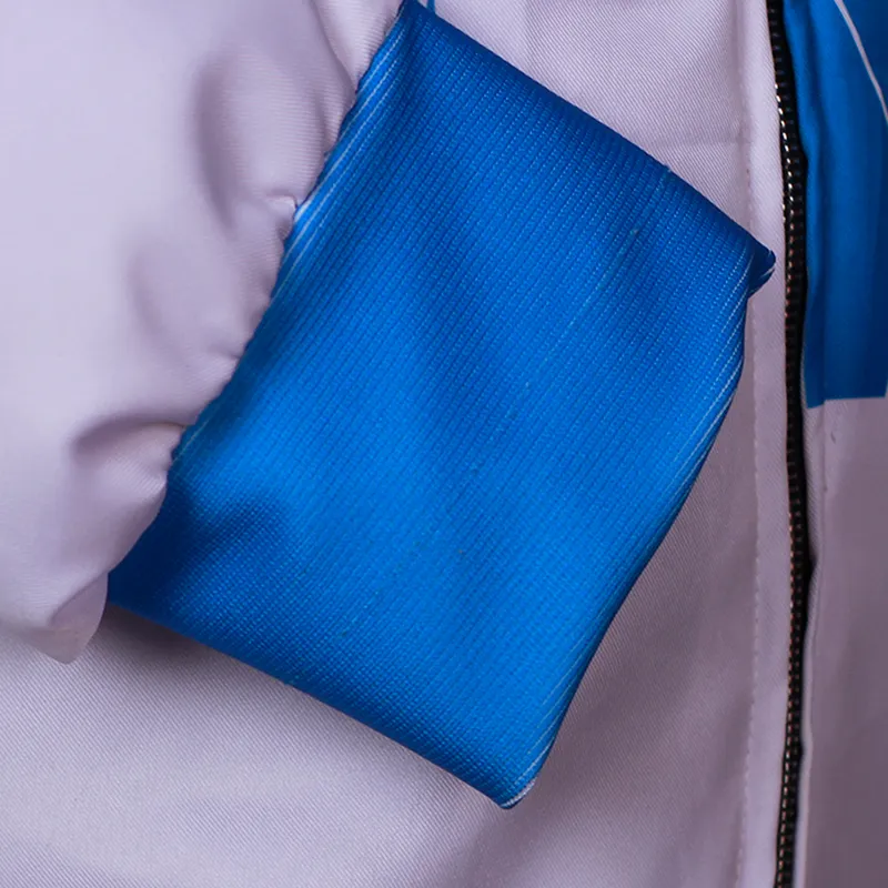 Classic Blue Bomber Jacket For Men and Women - Image 4