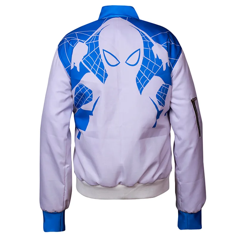 Classic Blue Bomber Jacket For Men and Women - Image 2