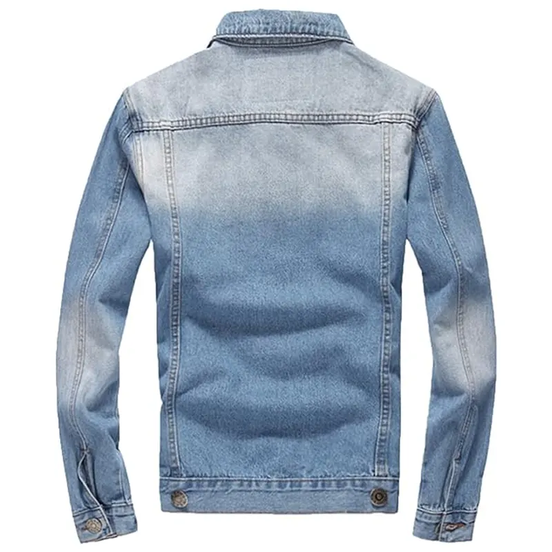 Men's Slim Fit Jean Jacket - Image 2