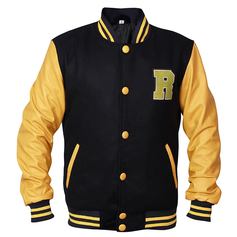 Men's Varsity Baseball Letterman Bomber Jacket