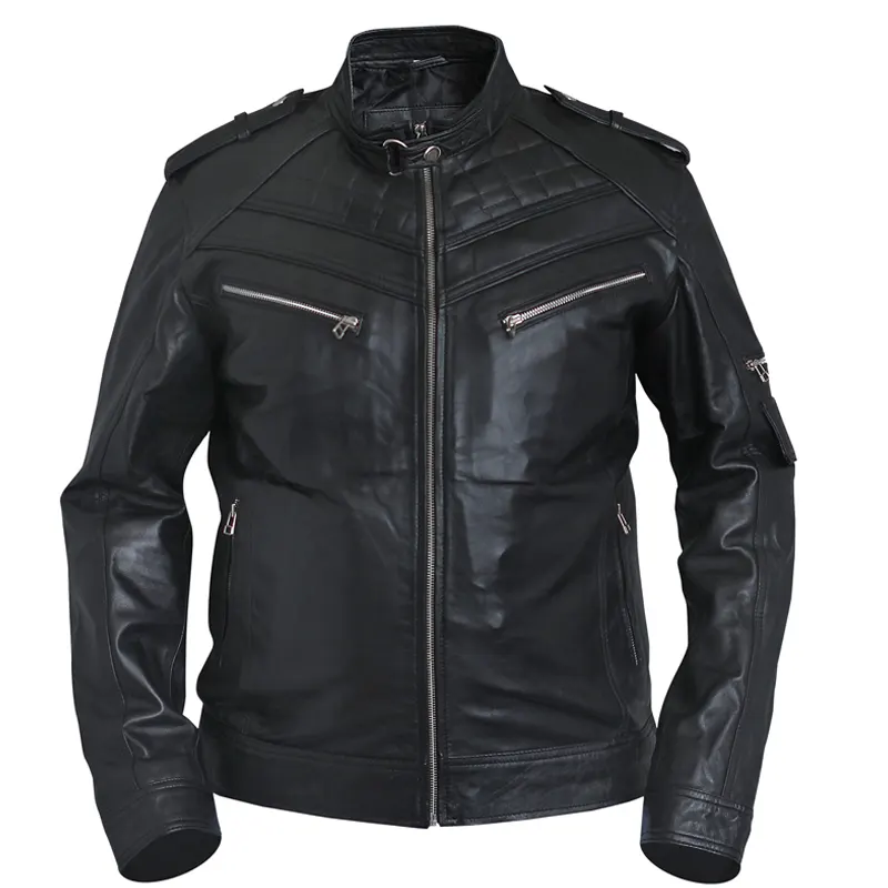Men’s Vintage Retro Biker Leather Jacket