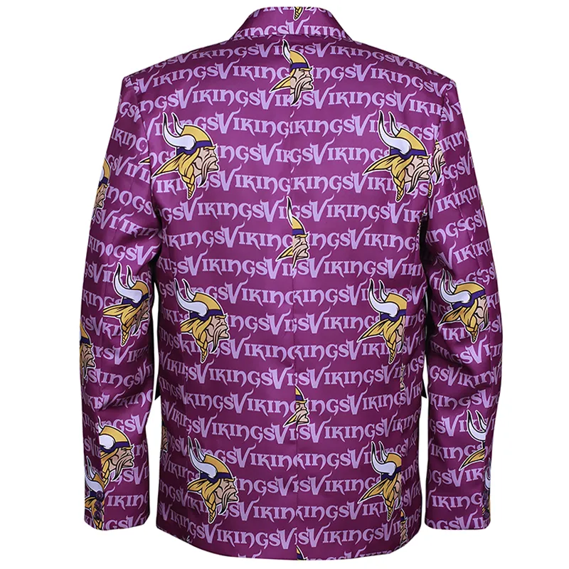 NFL Kirk Cousins Minnesota Vikings Purple Blazer - Image 2