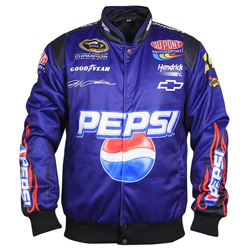 Pepsi JG Racing Blue Bomber Jacket