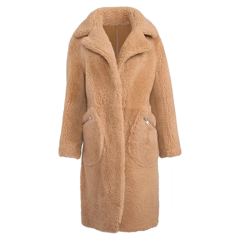 Reversible Shearling Brown Coat