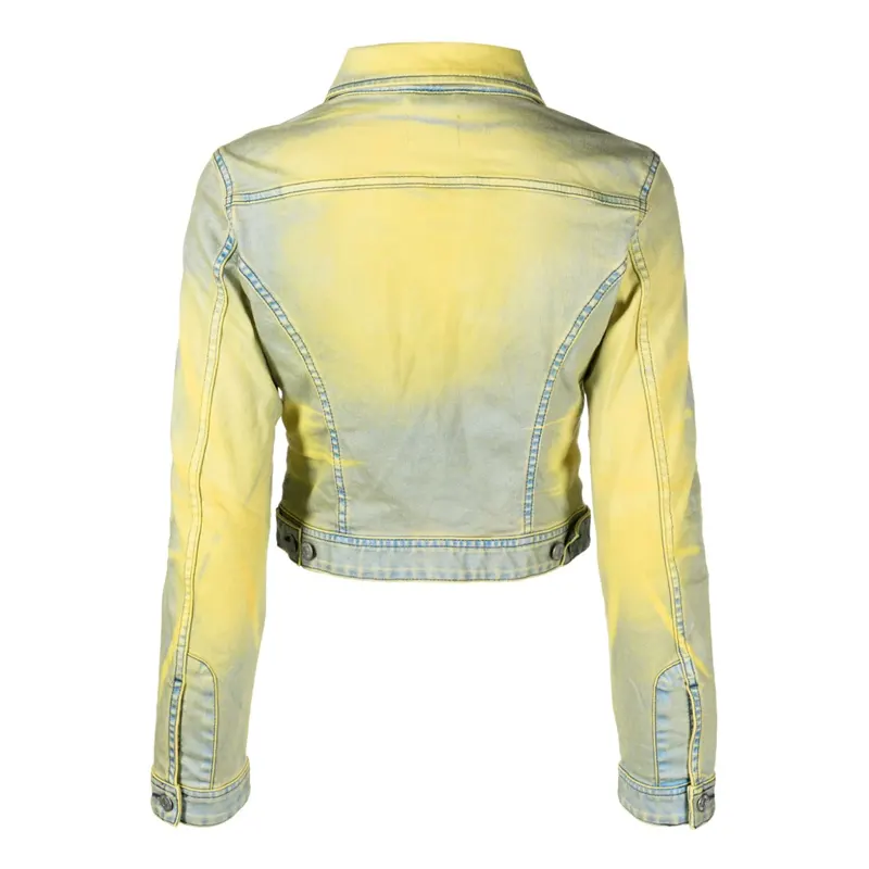 De Slimmy S Cropped Denim Jacket - Image 2