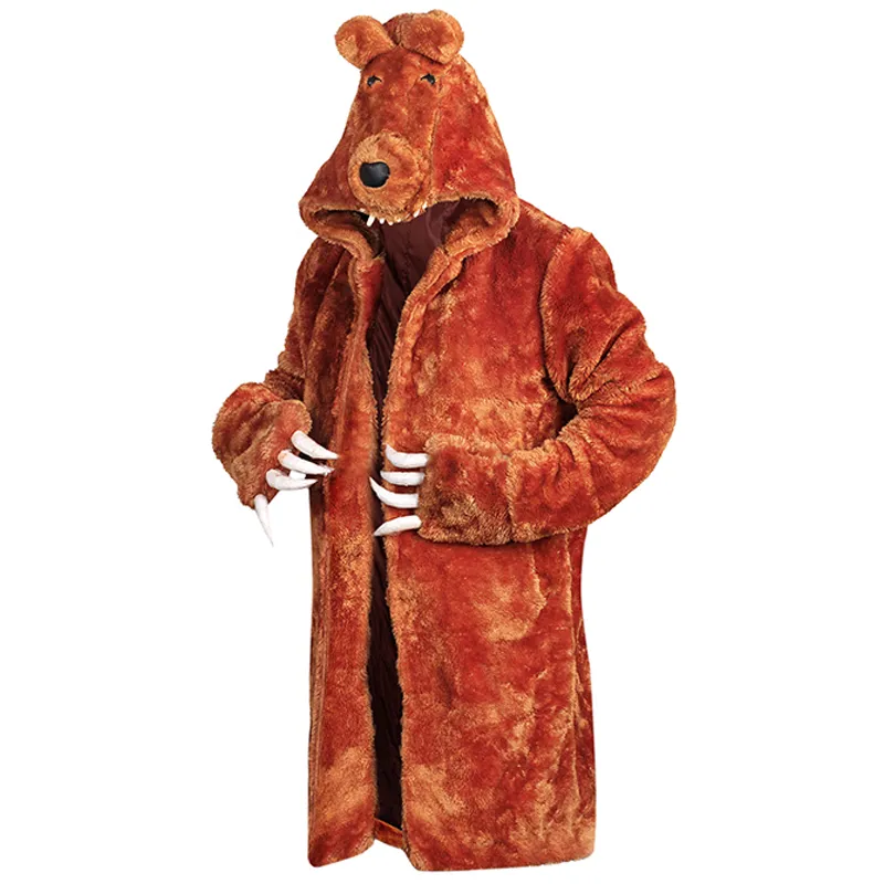 Workaholics Adult Brown Bear Coat