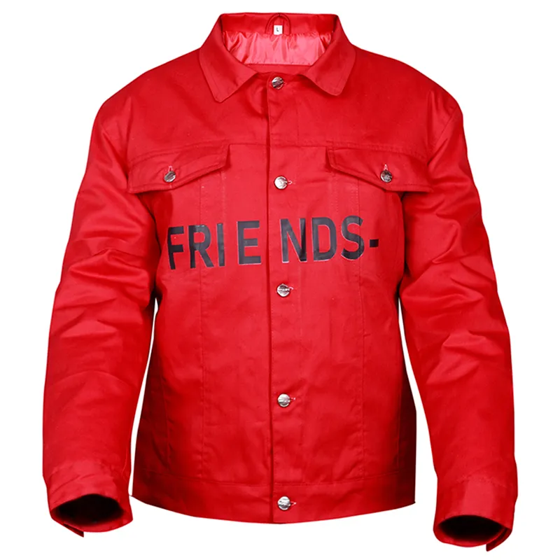 Friends vlone Red Jacket